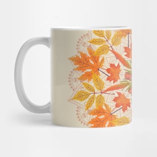 Dry Leaves of Autumn, Welcome Halloween! Mug